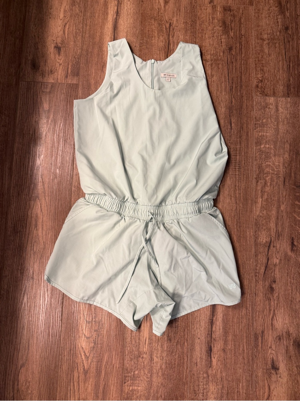 Albion Tank Romper in Mint Size large